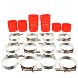 Heavy Duty Silicone Intercooler Boot Kit For 99.5-03 Ford F-250 F-350 7.3 Diesel