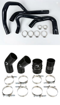 Heavy Duty Silicone Intercooler and Coolant Hose Kit Compatible With 2013-2014 Dodge Ram Cummins 2500 3500 6.7L Diesel