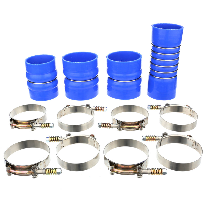 Heavy Duty Silicone Intercooler Boot Kit For 07.5-09 Dodge Ram Cummins 6.7L Diesel