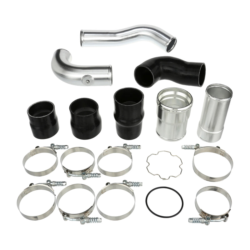 Polished Intercooler Pipe and Silicone Boot Kit For 2011-2016 Ford 6.7L Powerstroke