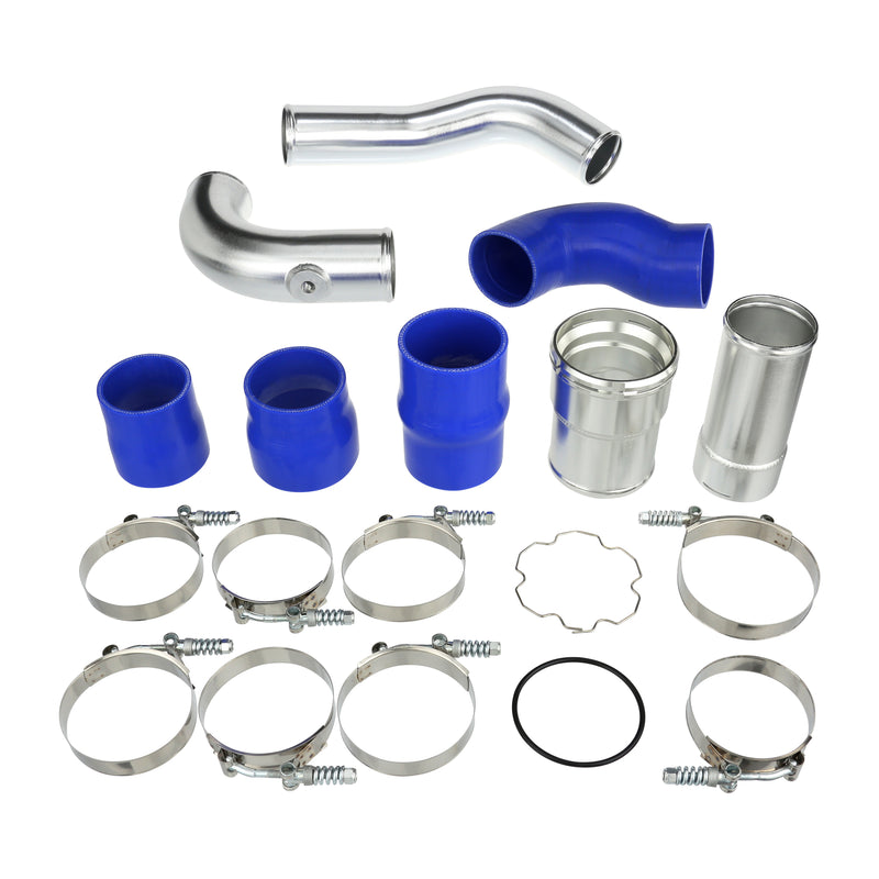 Polished Intercooler Pipe and Silicone Boot Kit For 2011-2016 Ford 6.7L Powerstroke